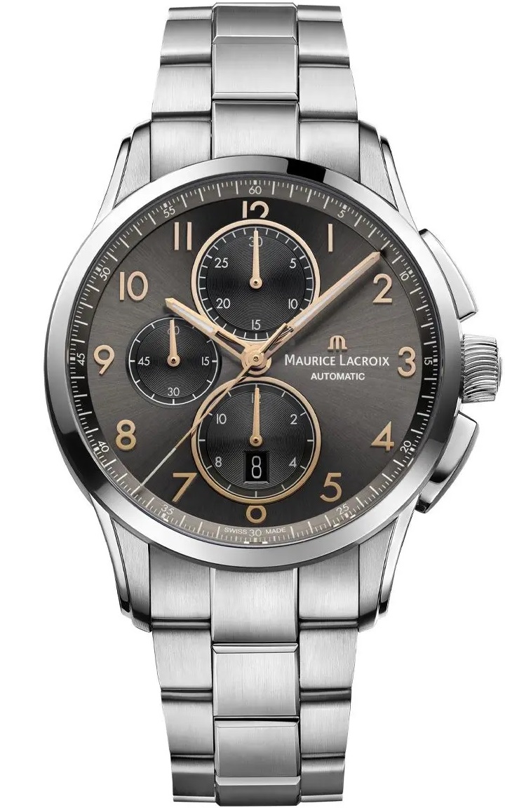 MAURICE LACROIX Pontos Chronograph Automatic 43mm Silver Stainless Steel Bracelet PT6388-SS002-331-1 - 1
