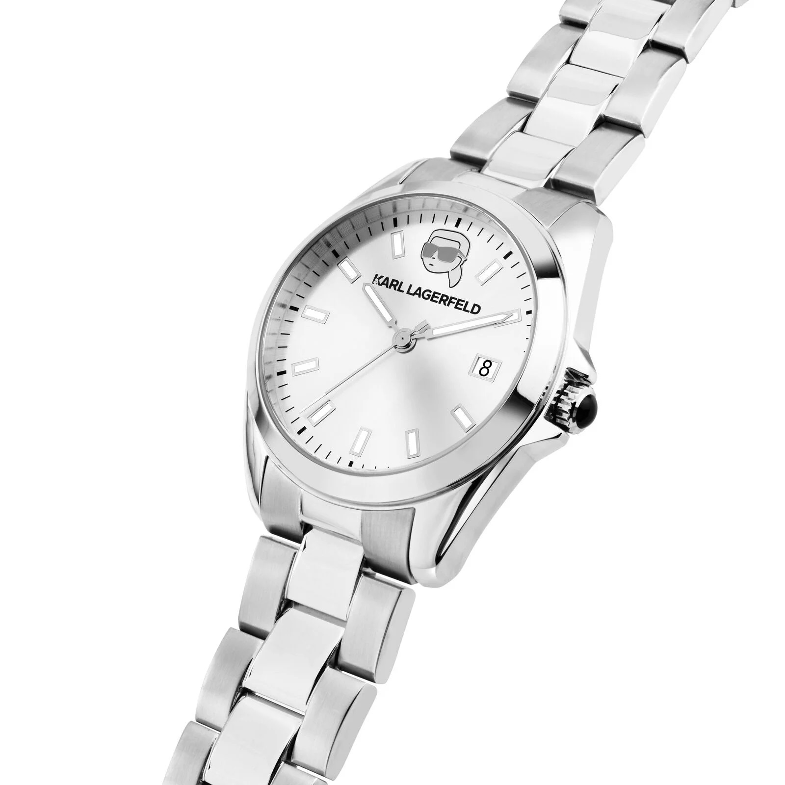 KARL LAGERFELD Essentials Silver Dial 35mm Stainless Steel R0553101517 - 