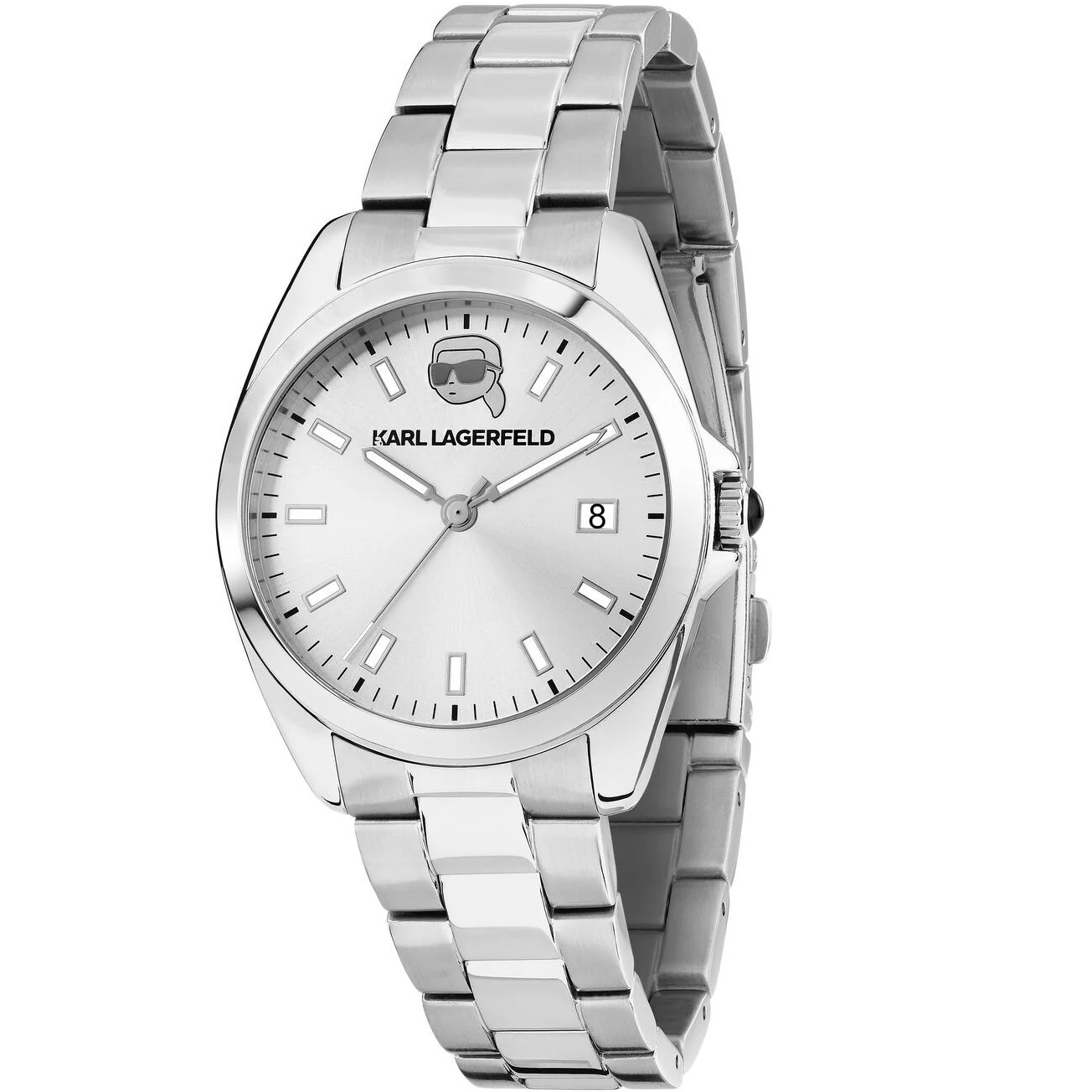 KARL LAGERFELD Essentials Silver Dial 35mm Stainless Steel R0553101517 - 