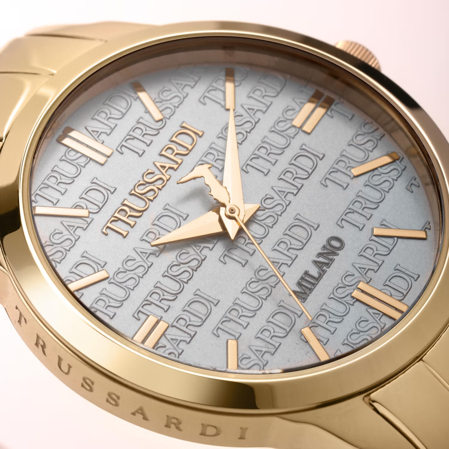 TRUSSARDI T-Bent 32mm Gold Stainless Steel Bracelet R2453141507 - 6