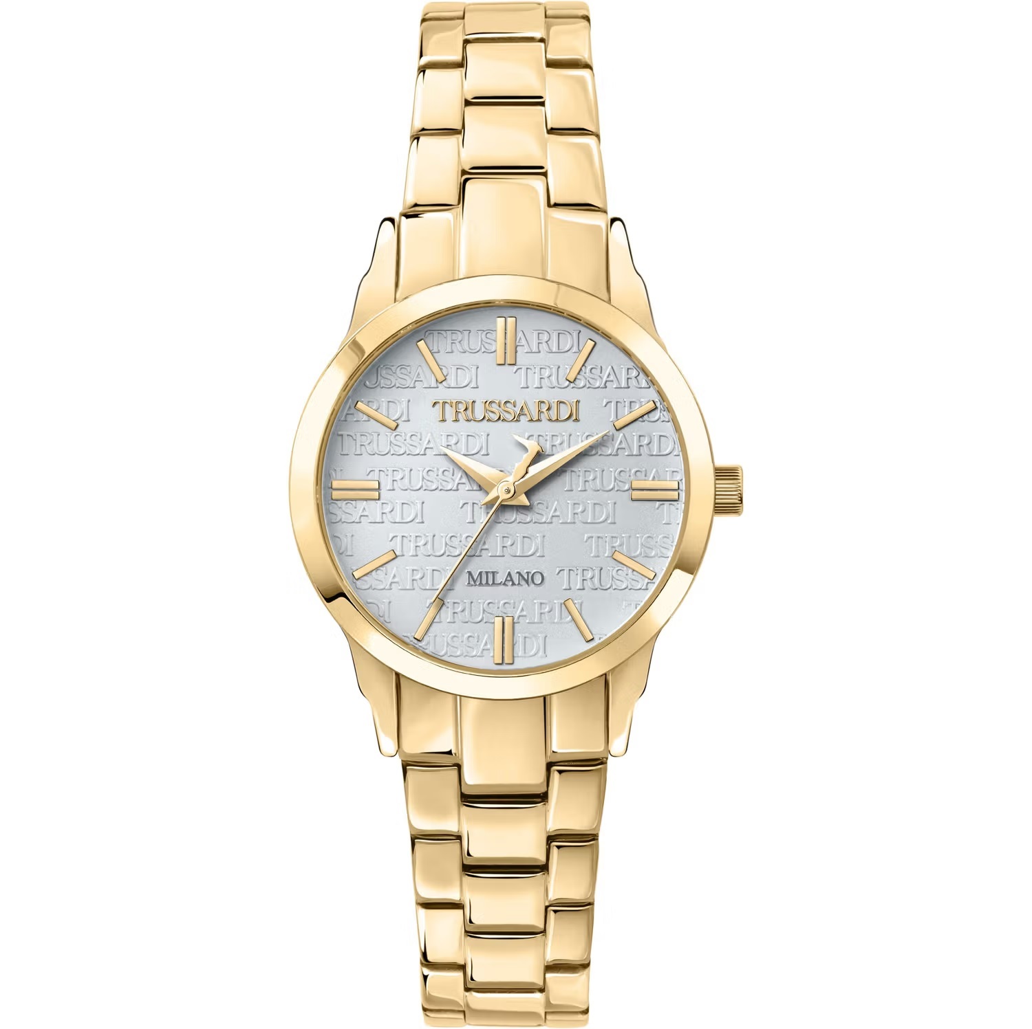 TRUSSARDI T-Bent 32mm Gold Stainless Steel Bracelet R2453141507 - 