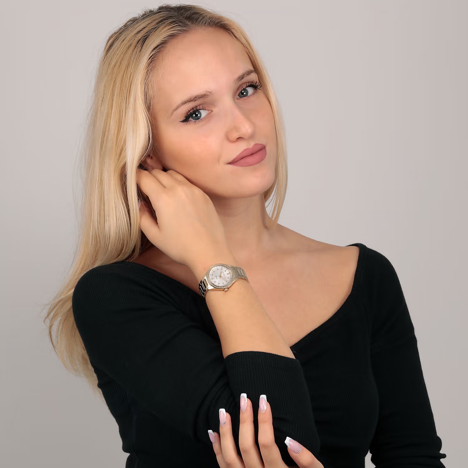 TRUSSARDI T-Sky Crystals 30mm Gold Stainless Steel Bracelet R2453151504 - 7