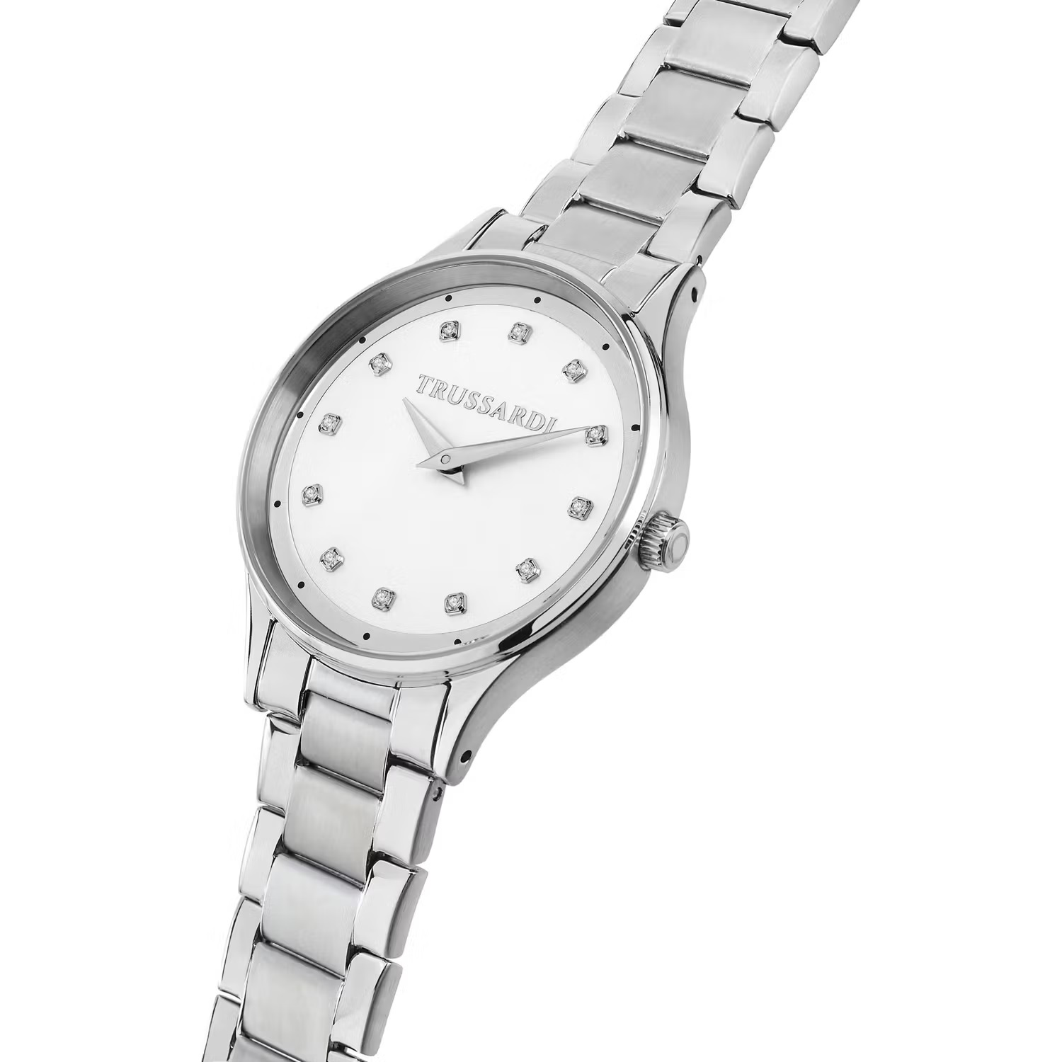 TRUSSARDI T-Star 34mm Silver Stainless Steel Bracelet R2453152512 - 