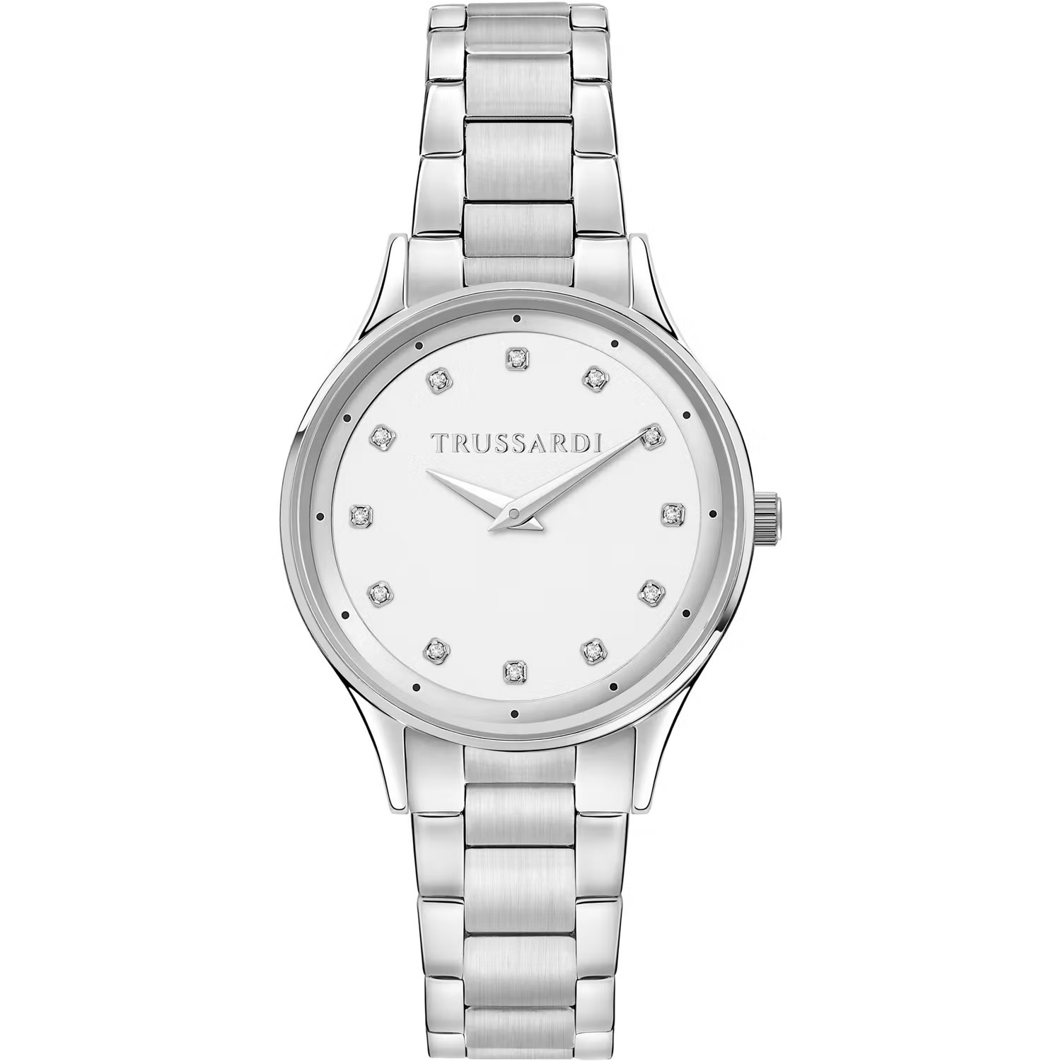 TRUSSARDI T-Star 34mm Silver Stainless Steel Bracelet R2453152512 - 