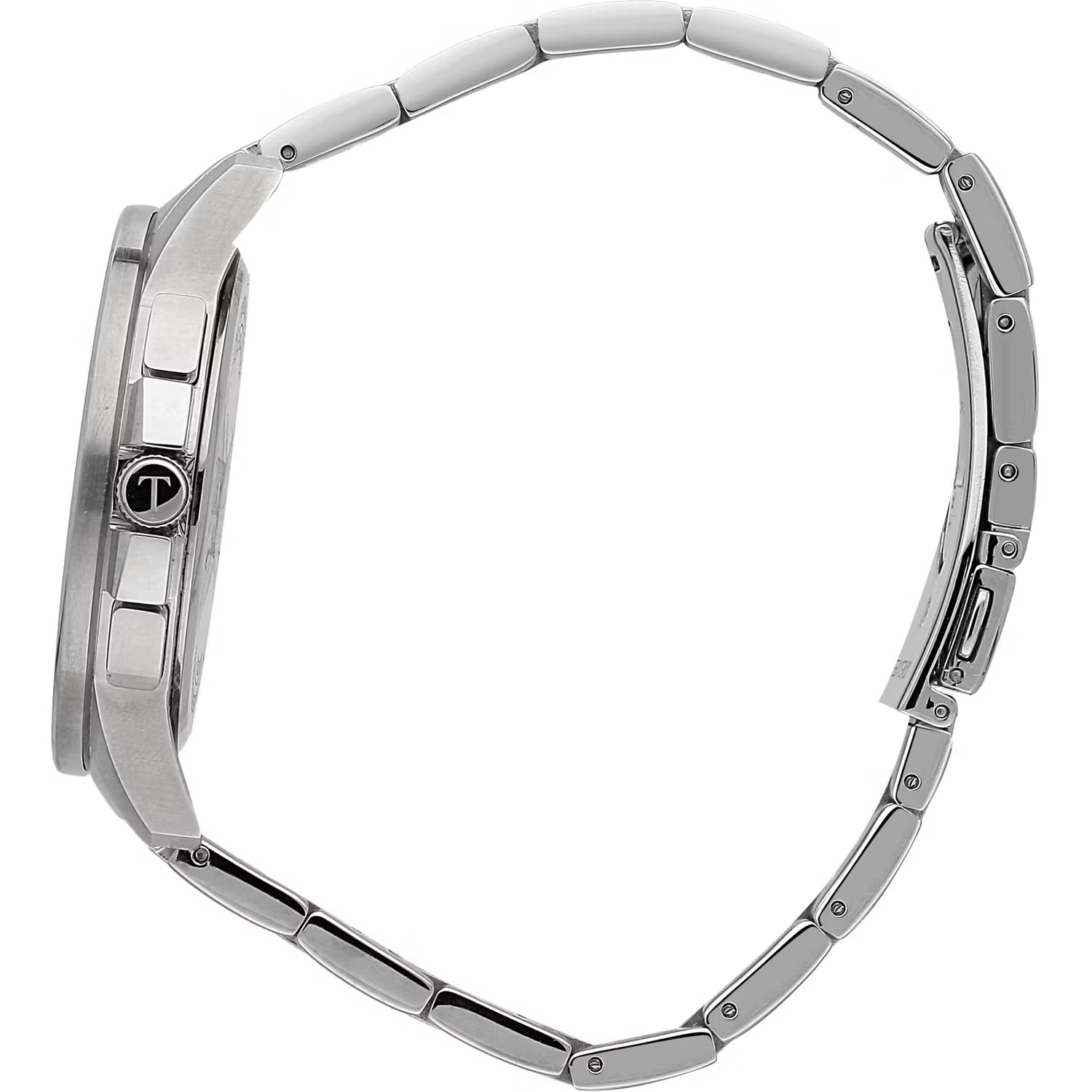 TRUSSARDI T-Hawk Chronograph Black Dial 44mm Silver Stainless Steel Bracelet R2453153004 - 4