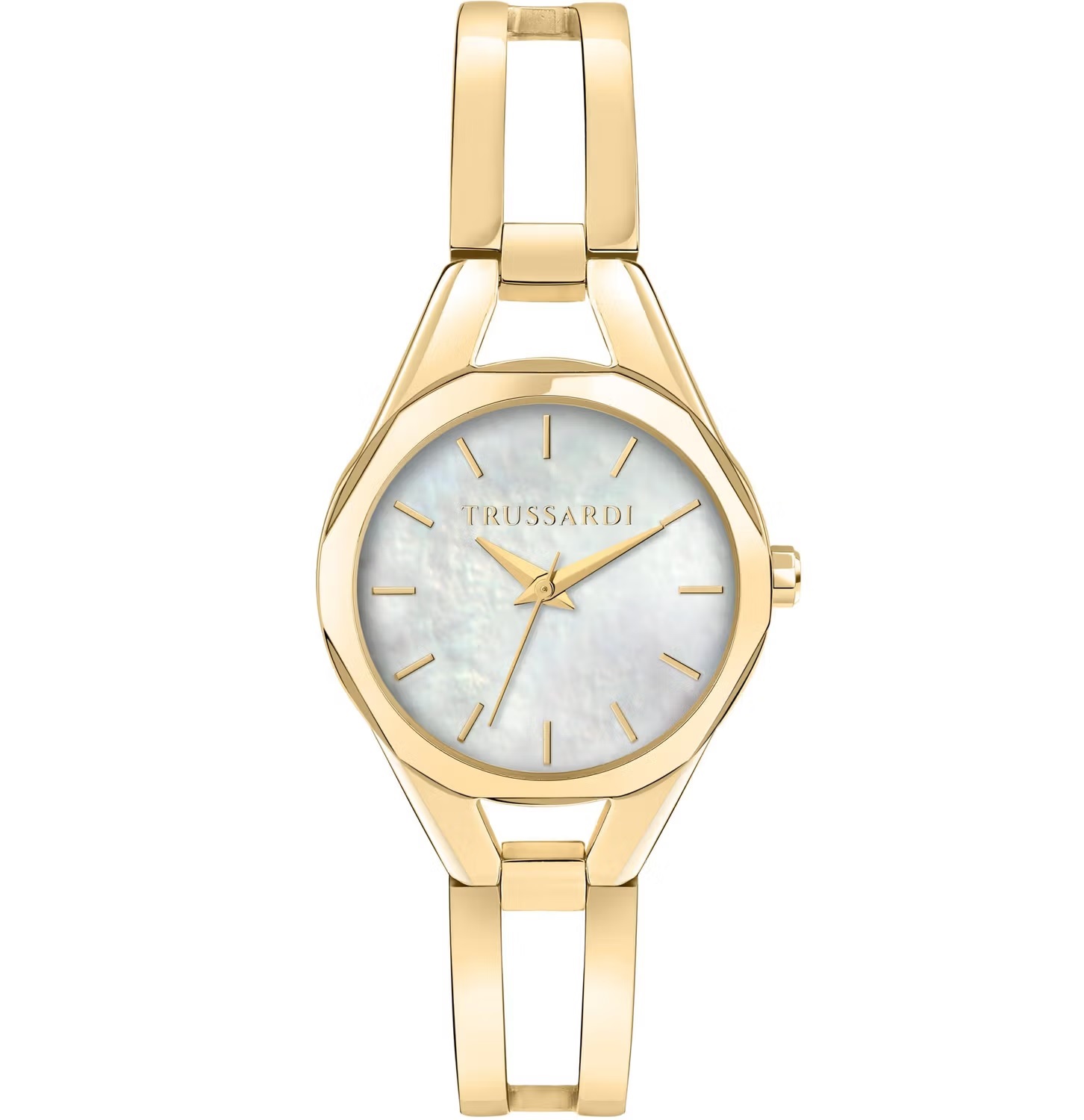 TRUSSARDI Metropolitan 30mm Gold Stainless Steel Bracelet R2453159501 - 
