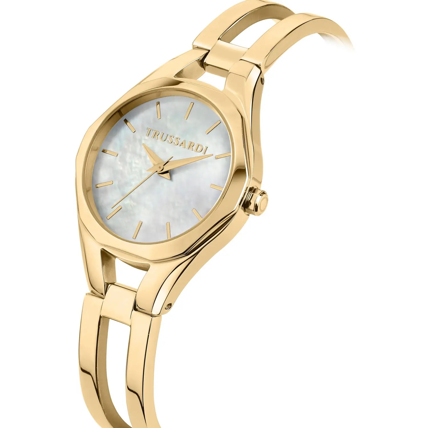 TRUSSARDI Metropolitan 30mm Gold Stainless Steel Bracelet R2453159501 - 