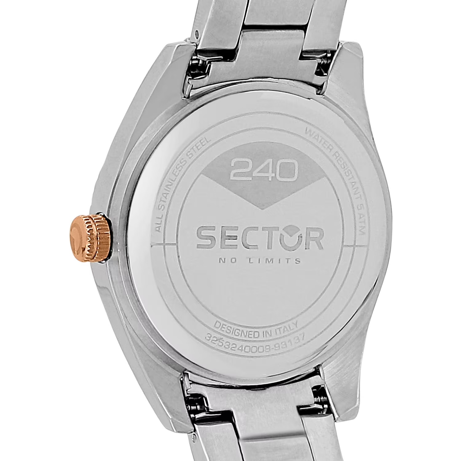 SECTOR 240 Grey Dial 41mm Silver Stainless Steel Bracelet R3253240009 - 4