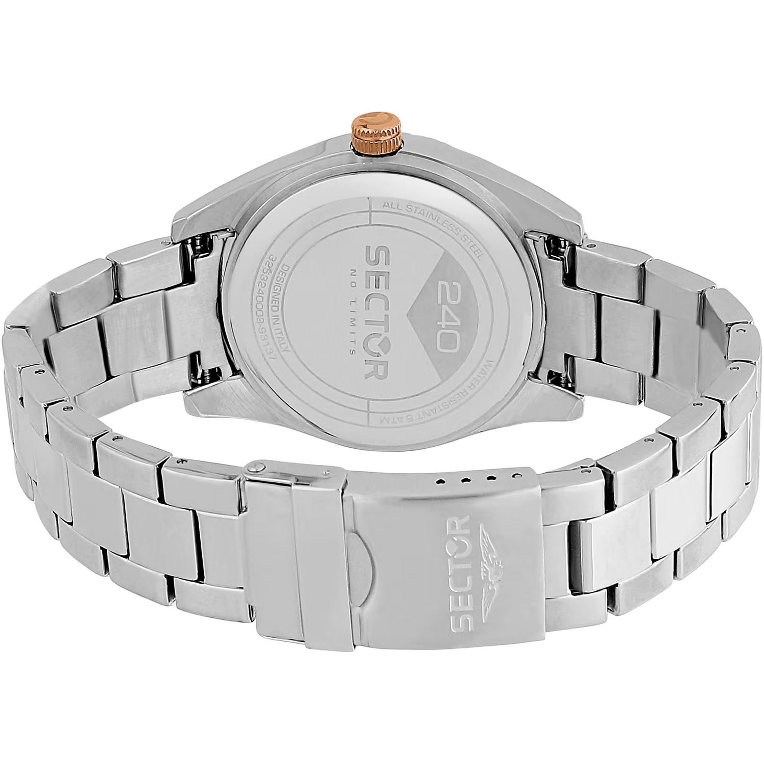 SECTOR 240 Grey Dial 41mm Silver Stainless Steel Bracelet R3253240009 - 5