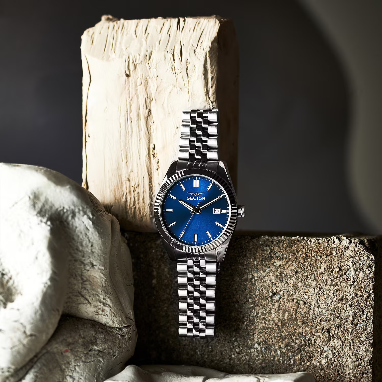 SECTOR 240 Blue Dial 41mm Silver Stainless Steel Bracelet R3253240013 - 5