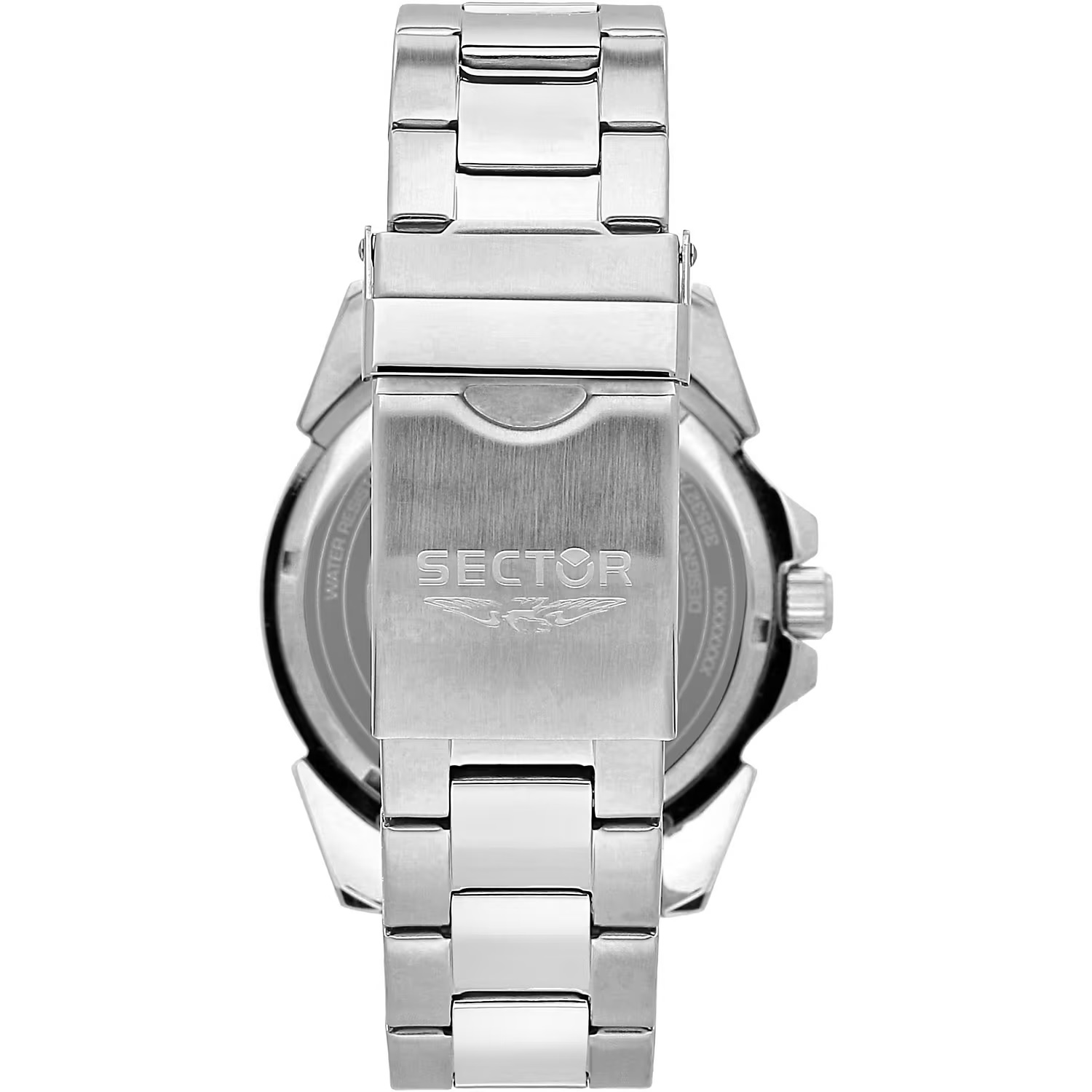 SECTOR 450 Black Dial 43mm Silver Stainless Steel Bracelet R3253276009 - 5