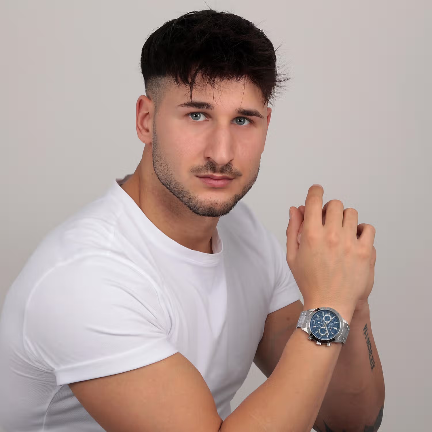 SECTOR 270 Multifunction Blue Dial 45mm Silver Stainless Steel Bracelet R3253578022 - 7