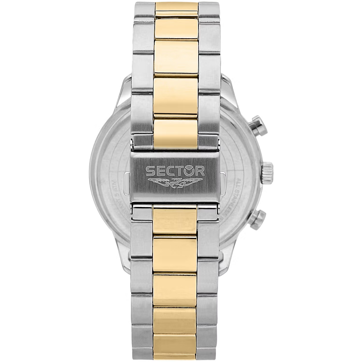 SECTOR 270 Multifunction Black Dial 45mm Two Tone Gold Stainless Steel Bracelet R3253578026 - 5