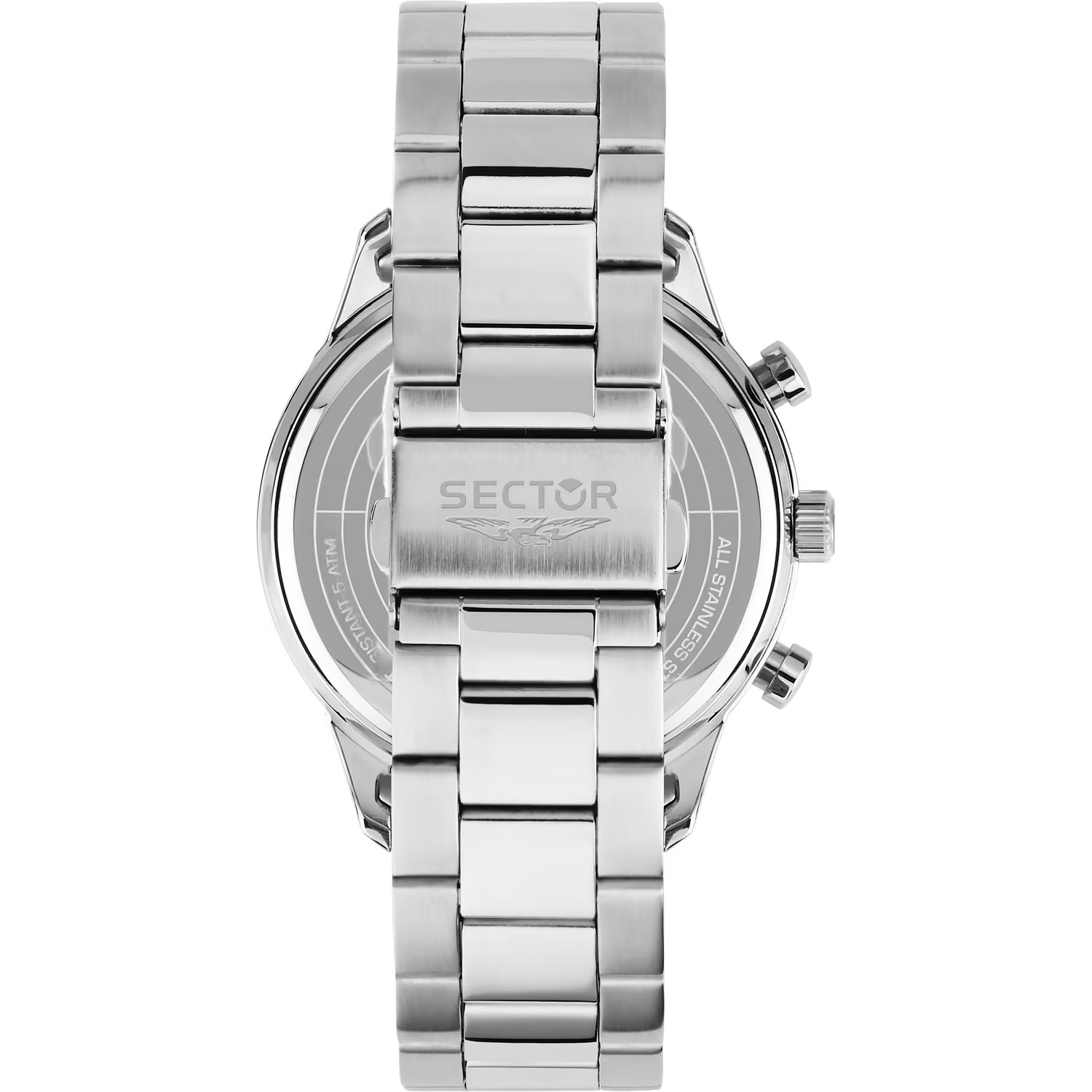 SECTOR 270 Multifunction Green Dial 45mm Silver Stainless Steel Bracelet R3253578034 - 4