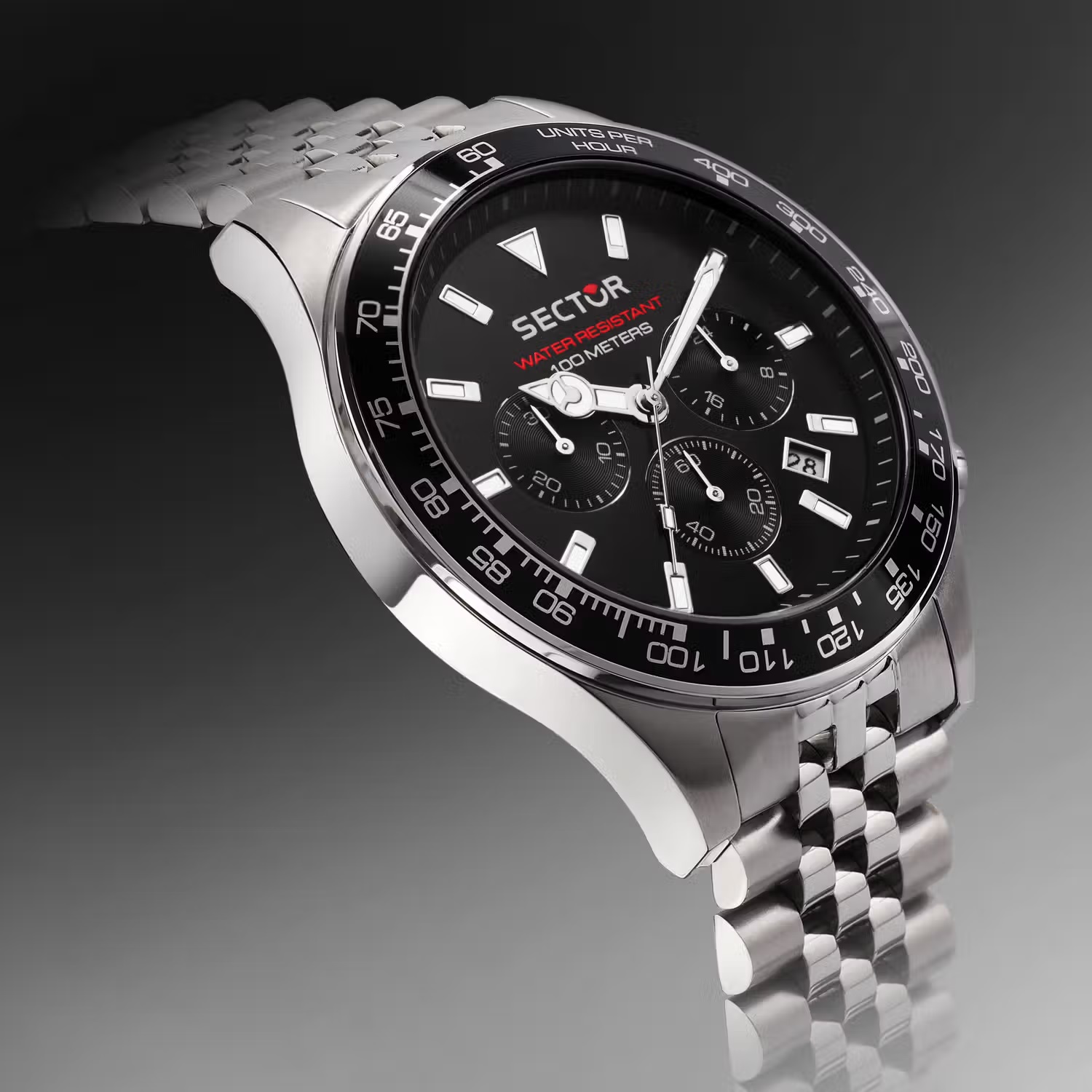 SECTOR 230 Chronograph 48mm Silver Stainless Steel Bracelet R3273661033 - 6
