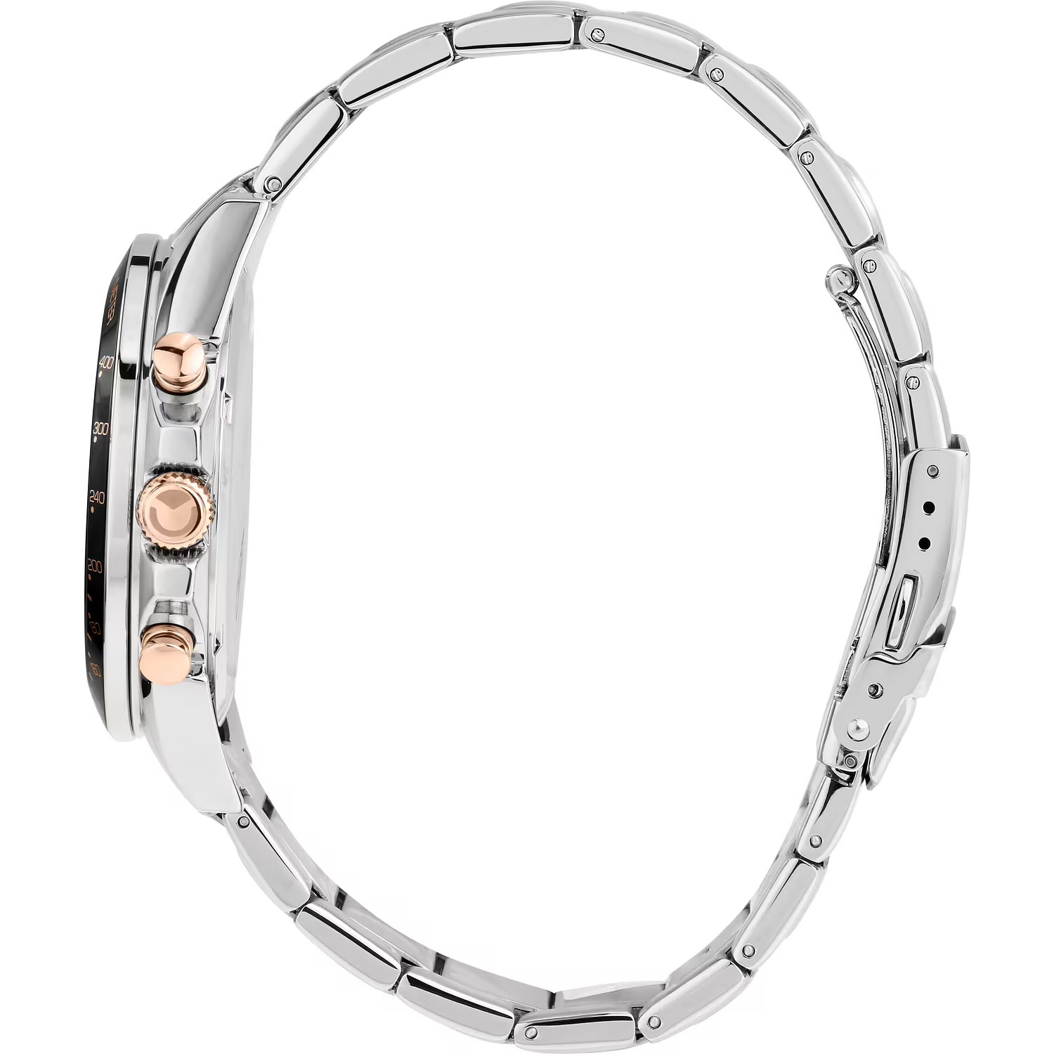 SECTOR 450 Chronograph Black Dial 43mm Two Tone Rose Gold Stainless Steel Bracelet R3273776007 - 3