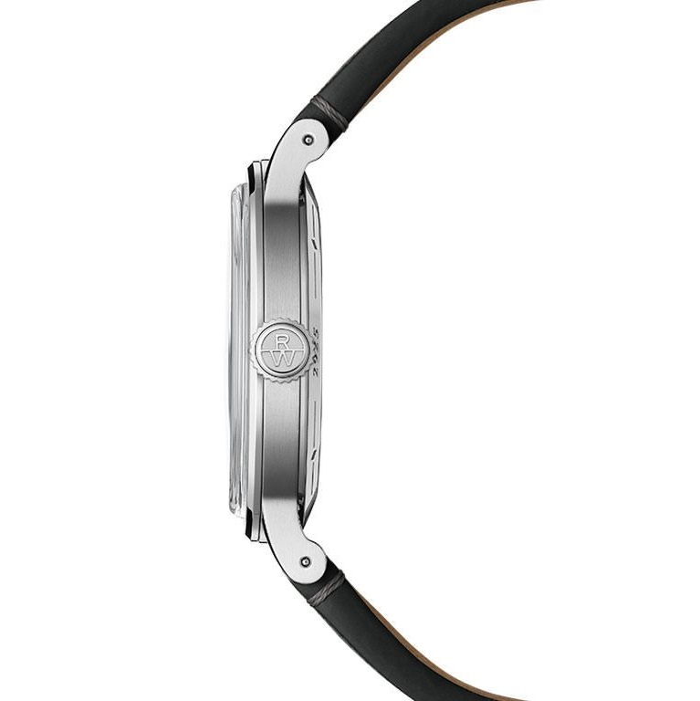 RAYMOND WEIL Millesime Anthracite Dial 39.5mm Silver Stainless Steel Black Leather Strap 2925-STC-60001 - 
