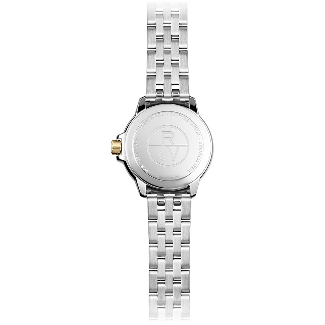 RAYMOND WEIL Tango Silver Sunrayed Dial 30mm Two Tone Gold Stainless Steel Bracelet 5960-STP-30041 - 3