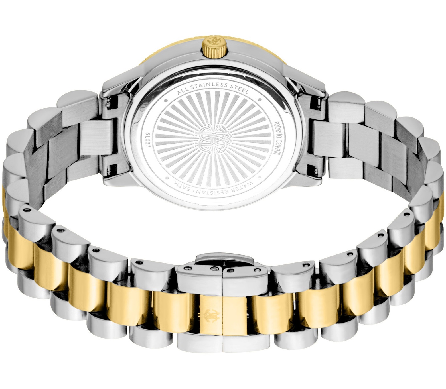 ROBERTO CAVALLI Core Gift Set Silver Dial 32mm Two Tone Gold Stainless Steel Bracelet RC5L037M2055 - 3