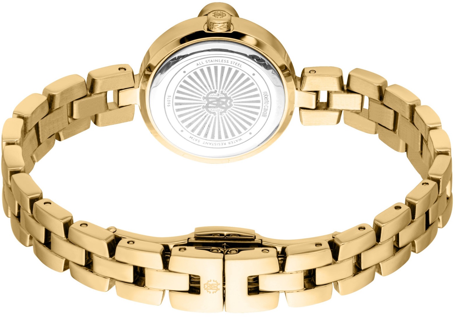 ROBERTO CAVALLI Snake Core Mini Silver Dial 26mm Gold Stainless Steel Bracelet Gift Set RC5L096M0025 - 5