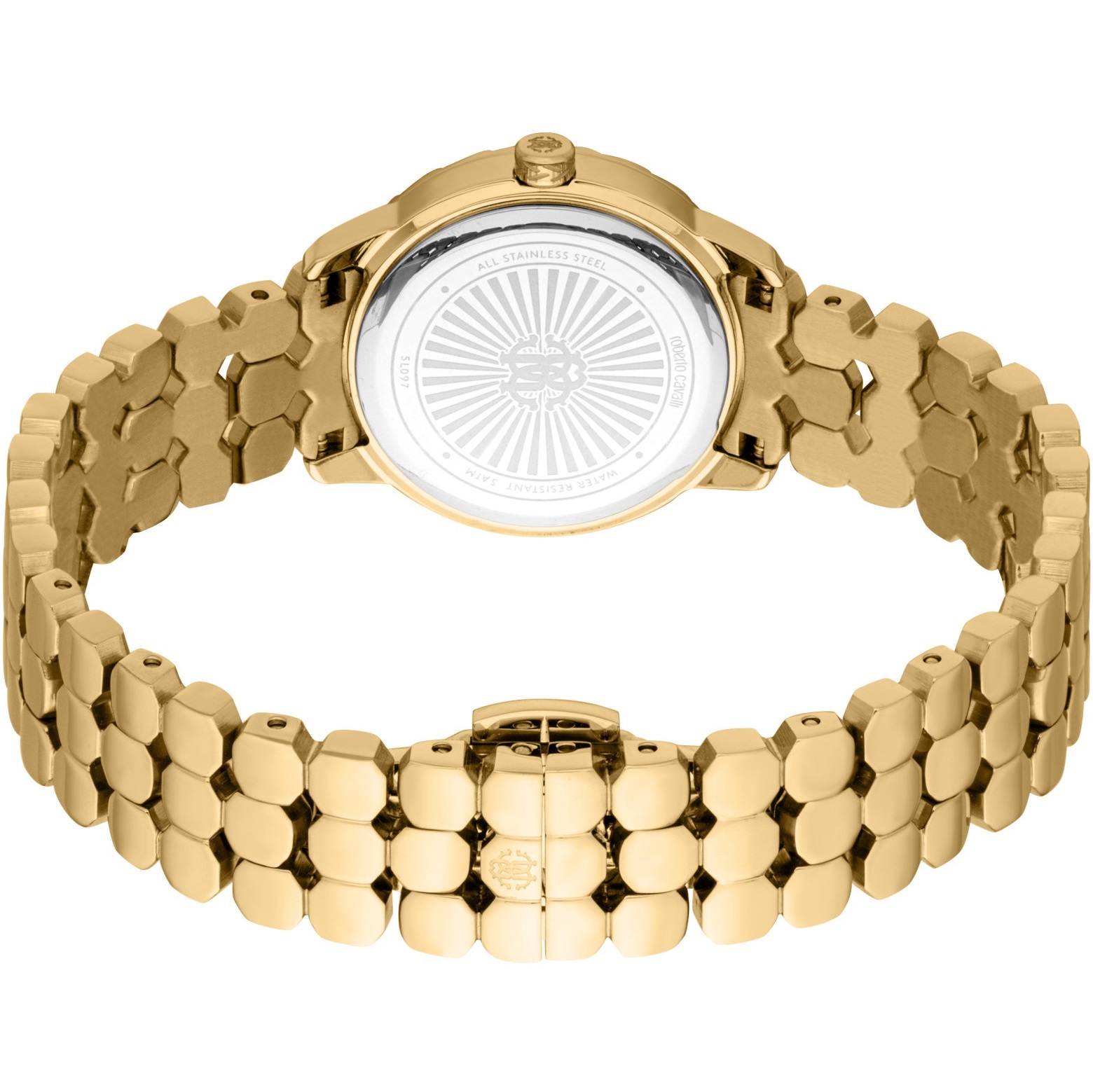 ROBERTO CAVALLI Core Mini Silver Dial 28mm Gold Stainless Steel Bracelet RC5L097M0025 - 3