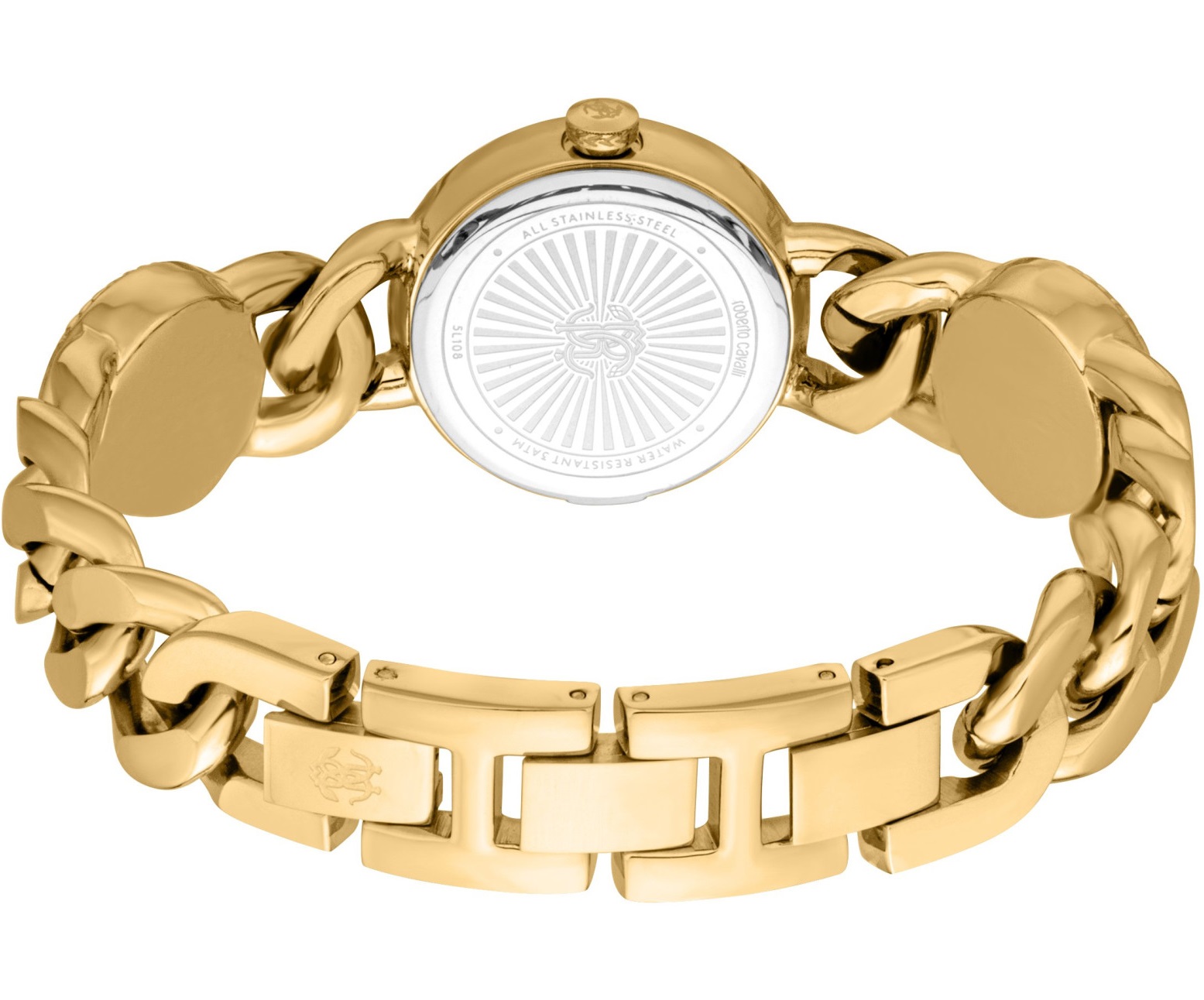 ROBERTO CAVALLI Core Gold Dial 26mm Gold Stainless Steel Bracelet RC5L108M0025 - 3