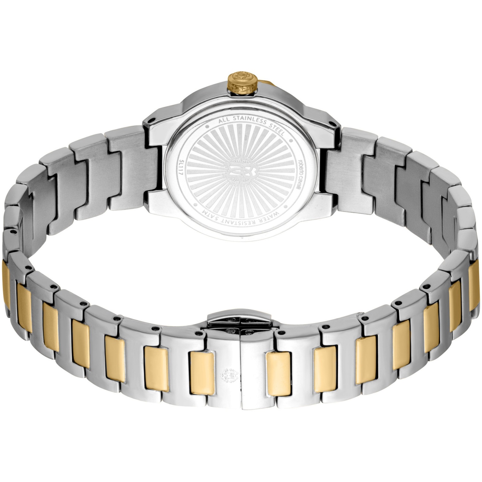 ROBERTO CAVALLI Mini Gift Set Silver Dial 26mm Two Tone Gold Stainless Steel Bracelet RC5L117M0055 - 3