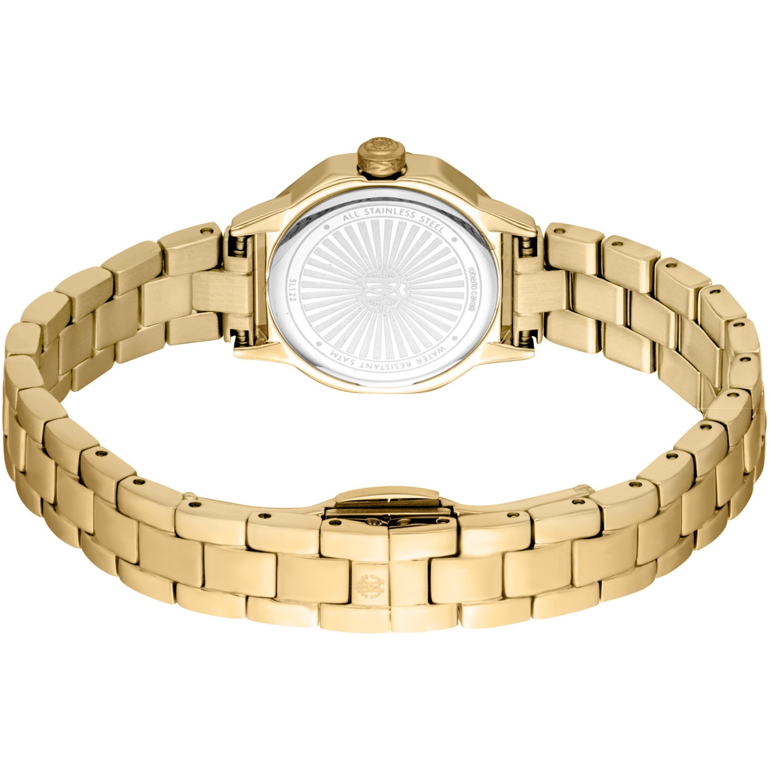 ROBERTO CAVALLI Mini Gold Dial 24mm Gold Stainless Steel Bracelet RC5L122M0055 - 3