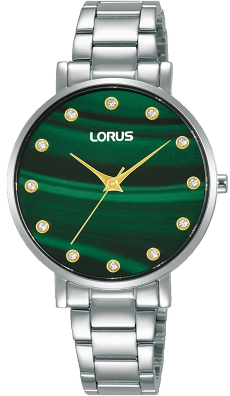 LORUS Lady's Green Dial 32mm Silver Stainless Steel Bracelet RG229VX9 - 1
