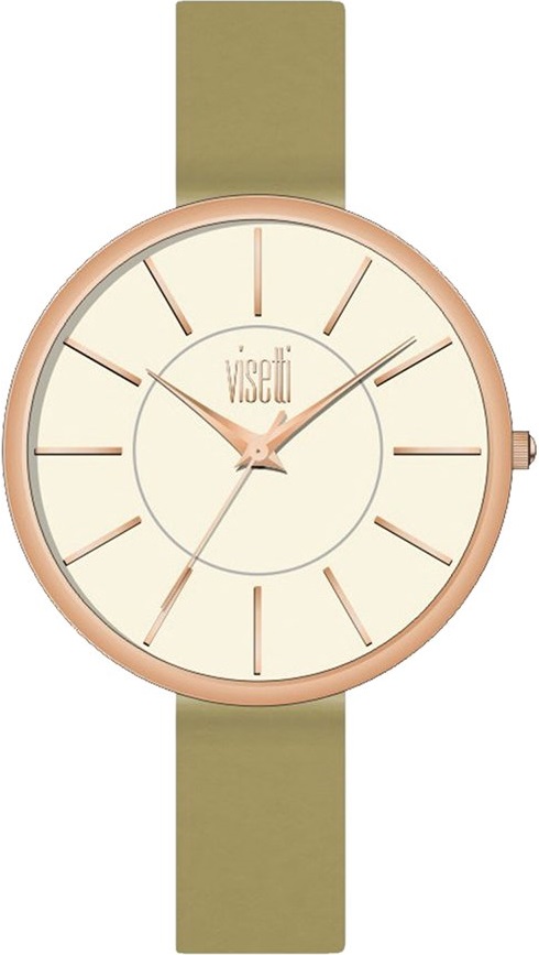 Visetti Jasmine Olive 36mm Rose Gold Stainless Steel Bracelet RI-910RL - 