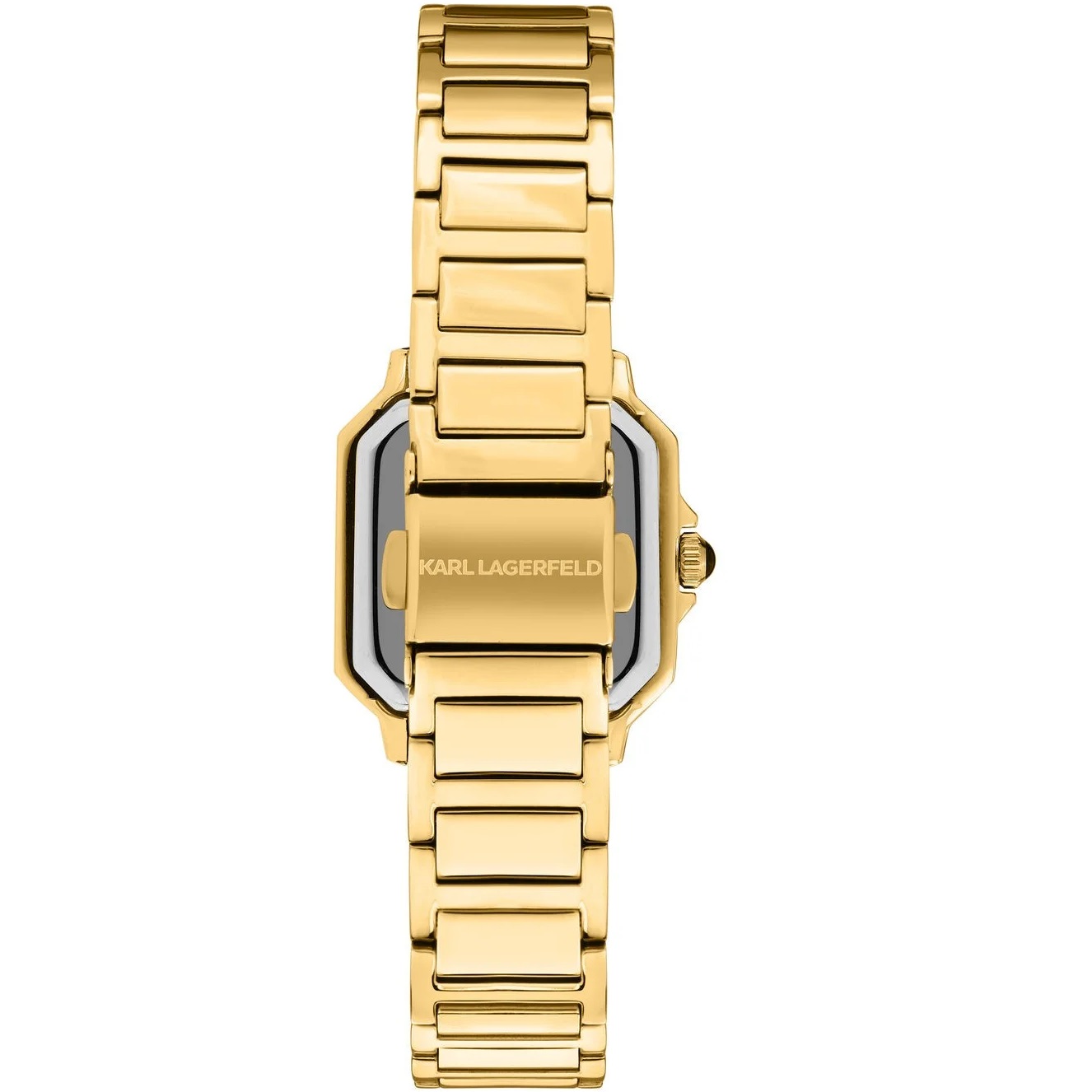 KARL LAGERFELD Square Classics Crystals White Dial 33 x 27.8 mm Gold-Plated Stainless Steel RO553102501 - 4