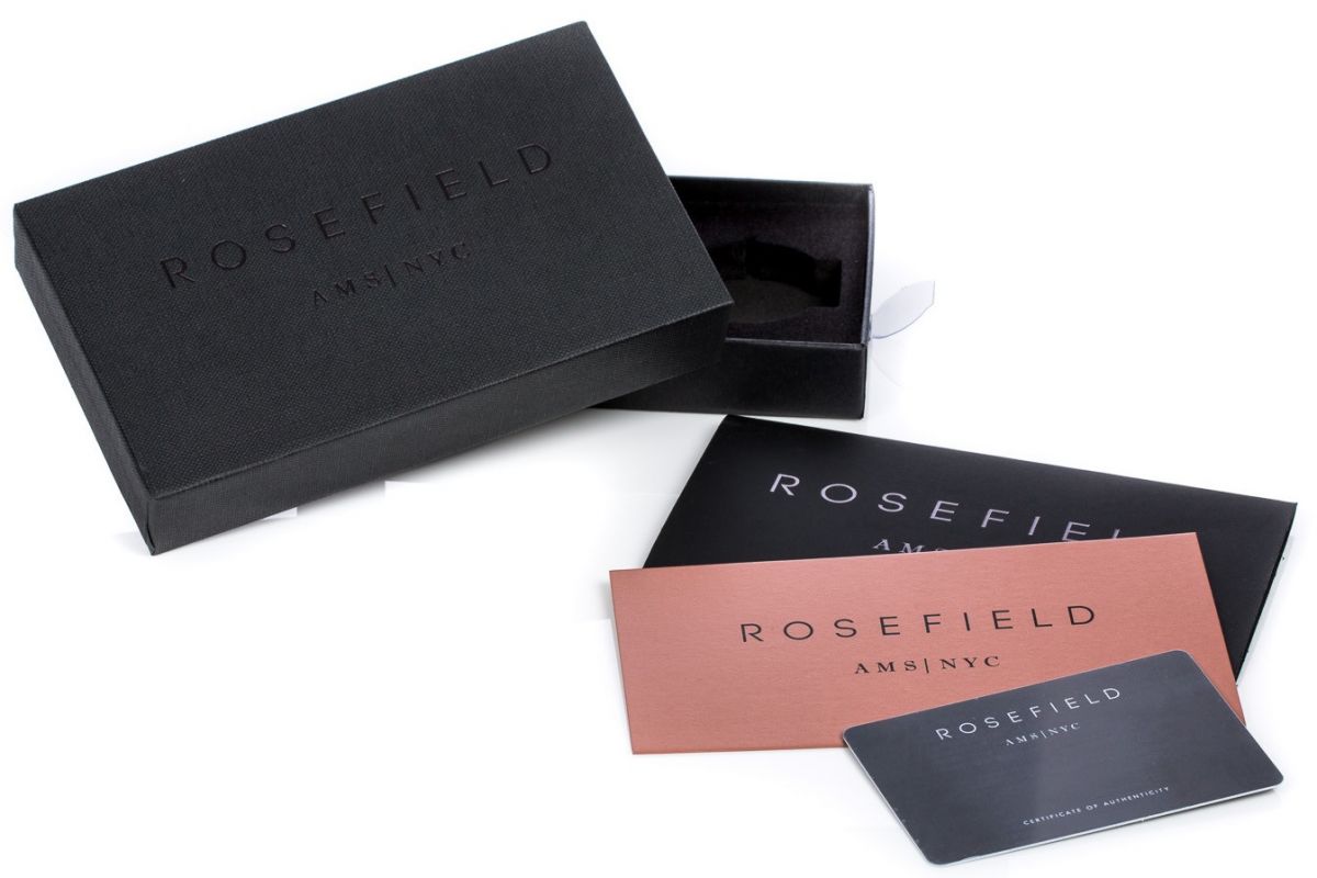 ROSEFIELD The Small Edit White Dial 26mm Gold Stainless Steel Bracelet 26WSG-267 - 4