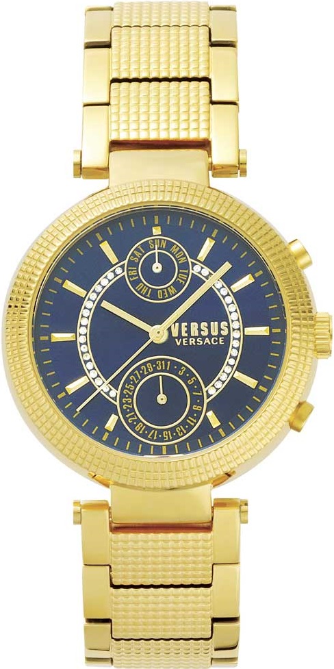 VERSUS VERSACE Star Ferry 38mm Gold Stainless Steel Bracelet S79070017 - 