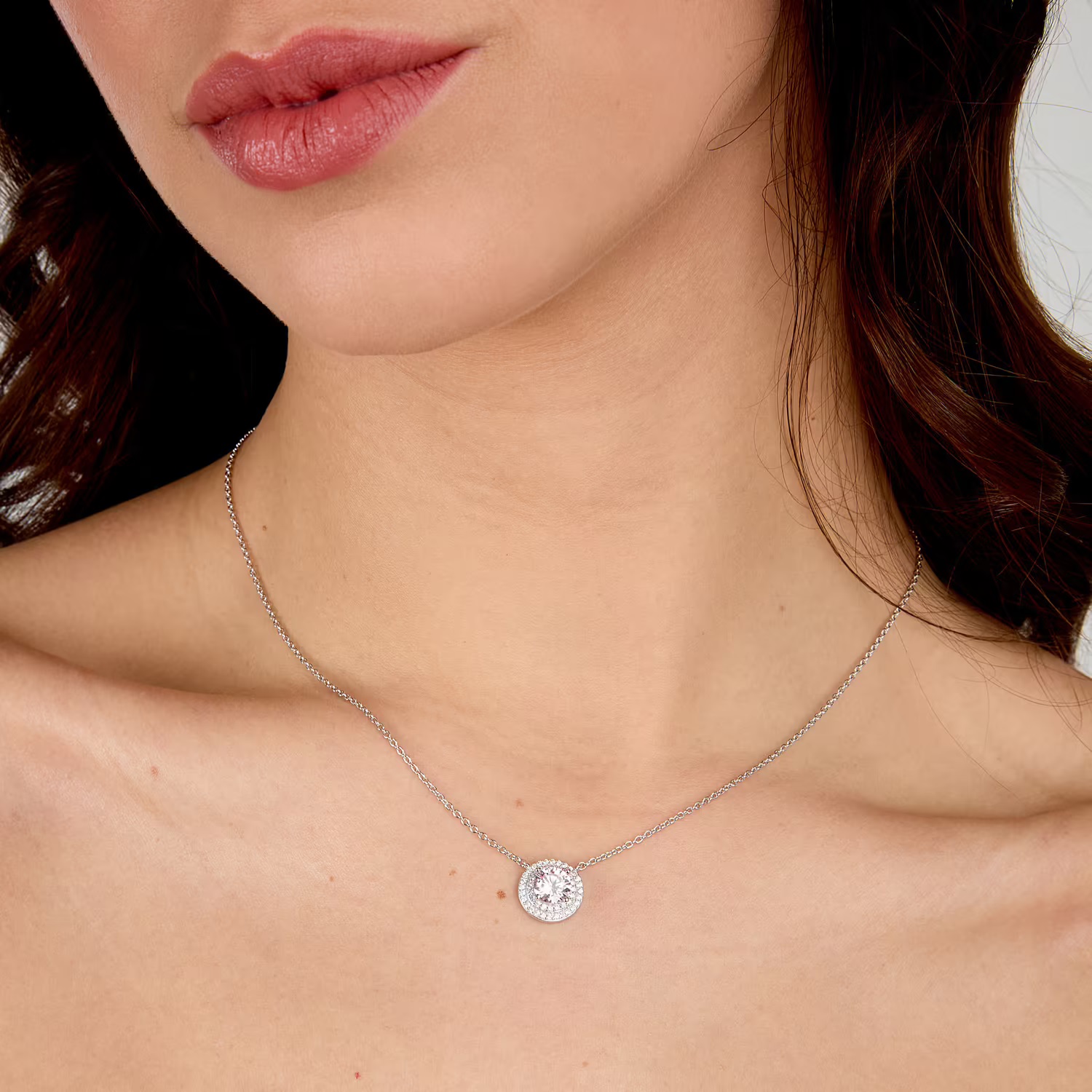 NECKLACE Rosette MORELLATO Tesori Silver 925° with Zircon Stones SAIW270 - 3