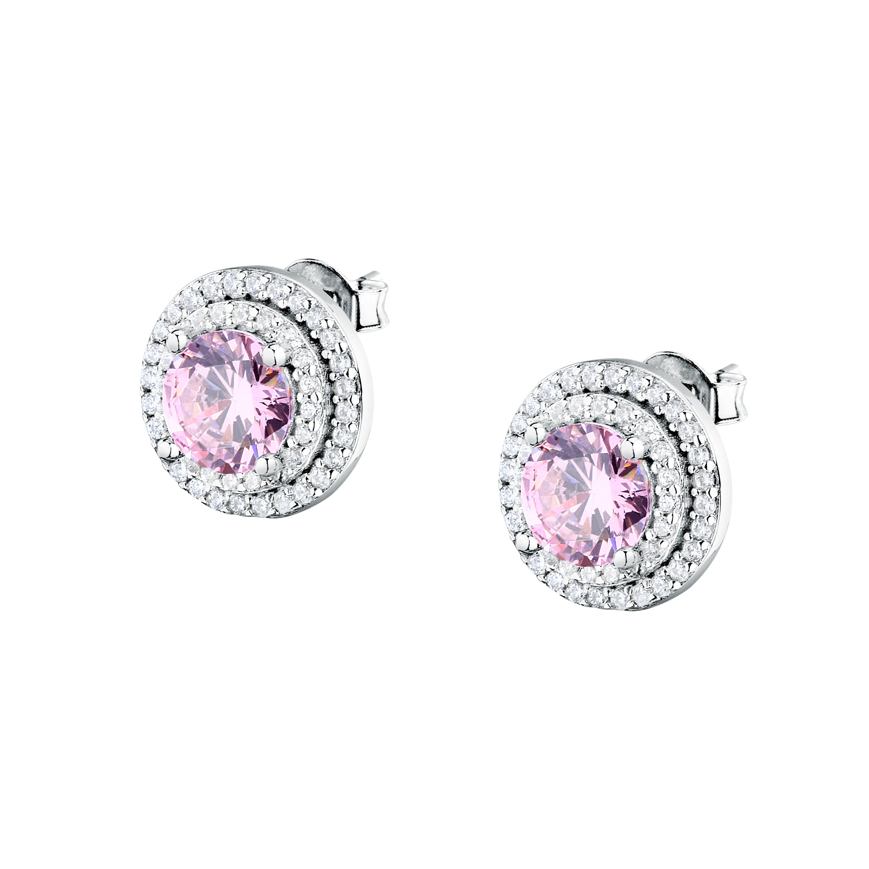 EARRINGS Rosette  MORELLATO Tesori Silver 925° with Zircon Stones SAIW273 - 