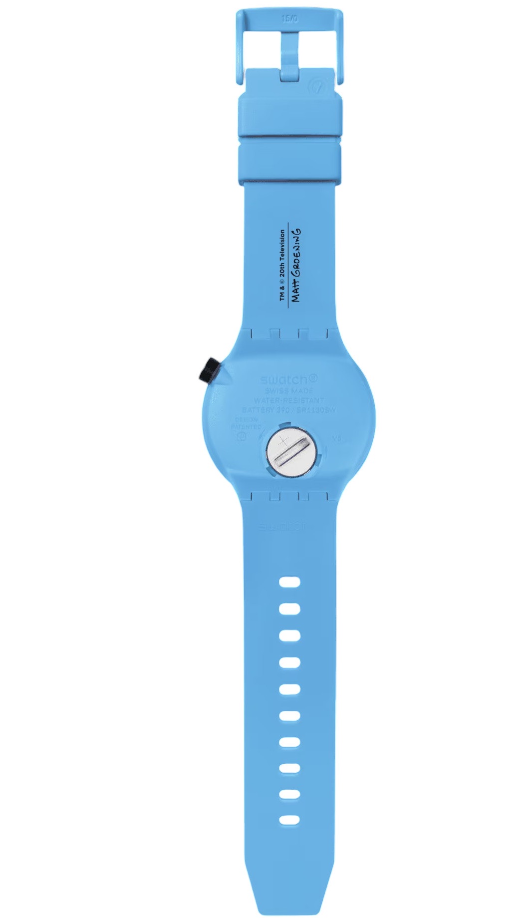 SWATCH Big Bold Bioceramic Best. Dad. Ever. 47mm Blue Silicone Strap SB05Z100 - 4