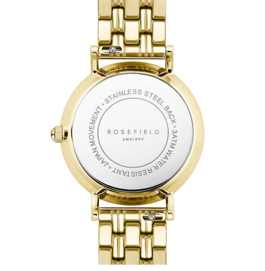 ROSEFIELD The Small Edit Champagne Dial 26mm Gold Stainless Steel Bracelet SCGSG-S05 - 3