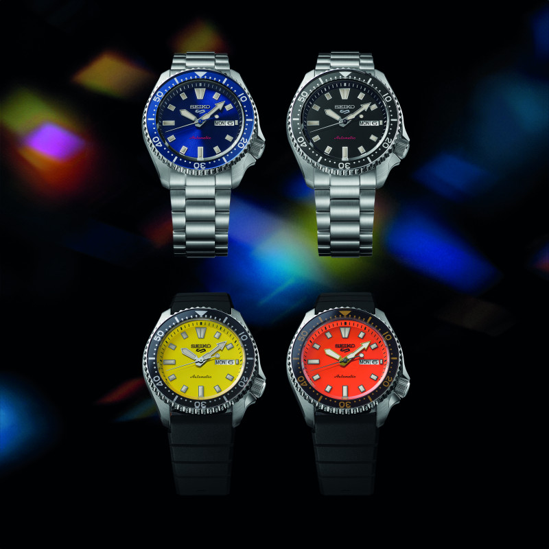 SEIKO 5 Sports Automatic SKX "Redux in Koniro" Blue Dial 42.5mm Silver Stainless Steel Bracelet SRPL83K1 - 3