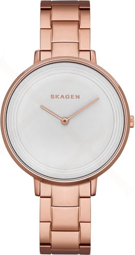 SKAGEN Ditte Three Hands 36.5mm Rose Gold Stainless Steel Bracelet SKW2331  - 