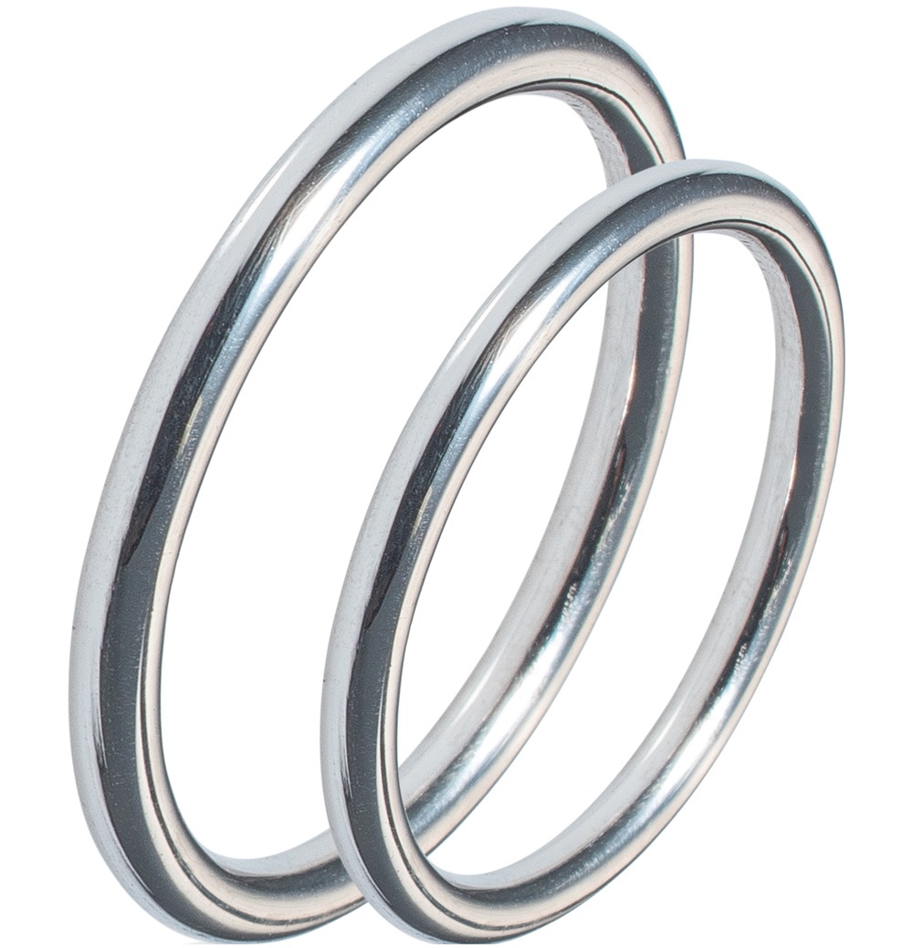 MASCHIO FEMMINA Sottile Collection Βέρες Λευκό Χρυσό SL35