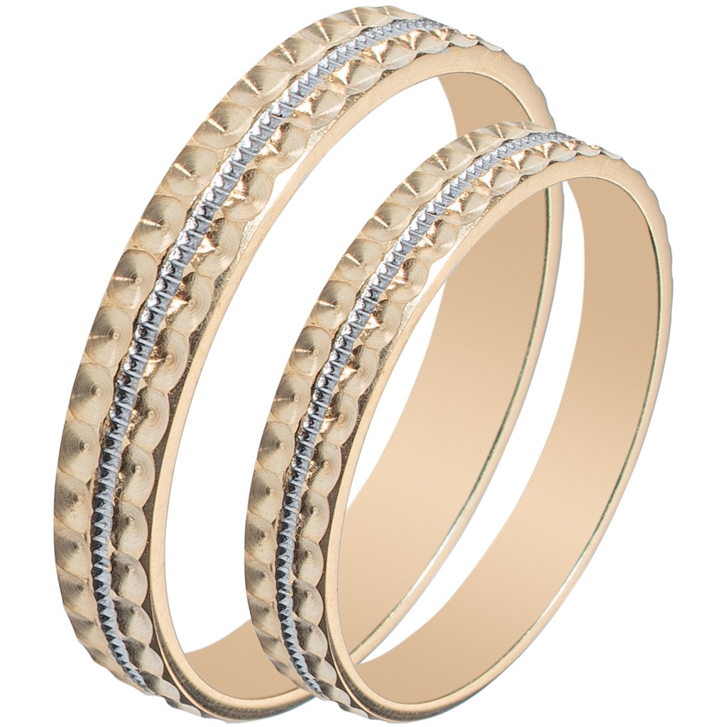 MASCHIO FEMMINA Sottile Collection Βέρες Κίτρινο Χρυσό SL51 - Κίτρινο Χρυσό