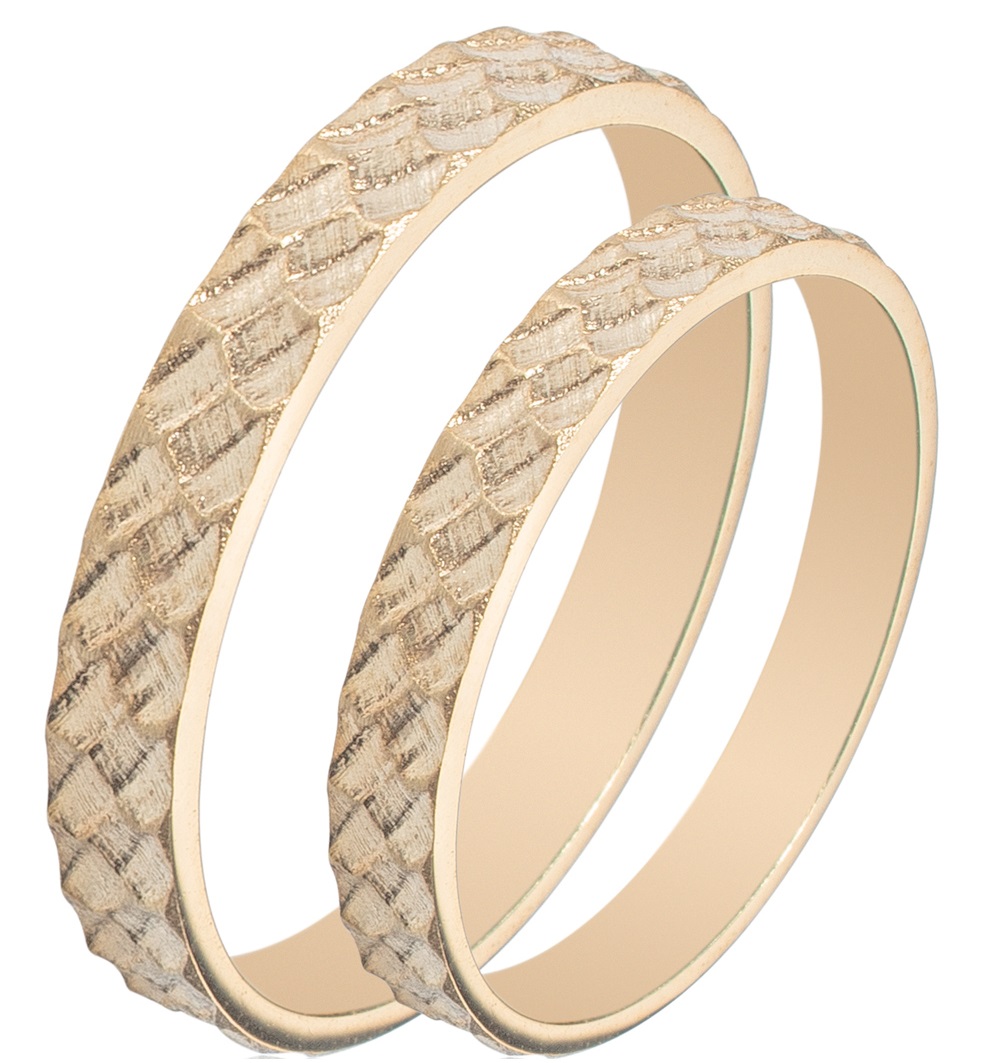 MASCHIO FEMMINA Sottile Collection Βέρες Κίτρινο Χρυσό SL56 - Κίτρινο Χρυσό