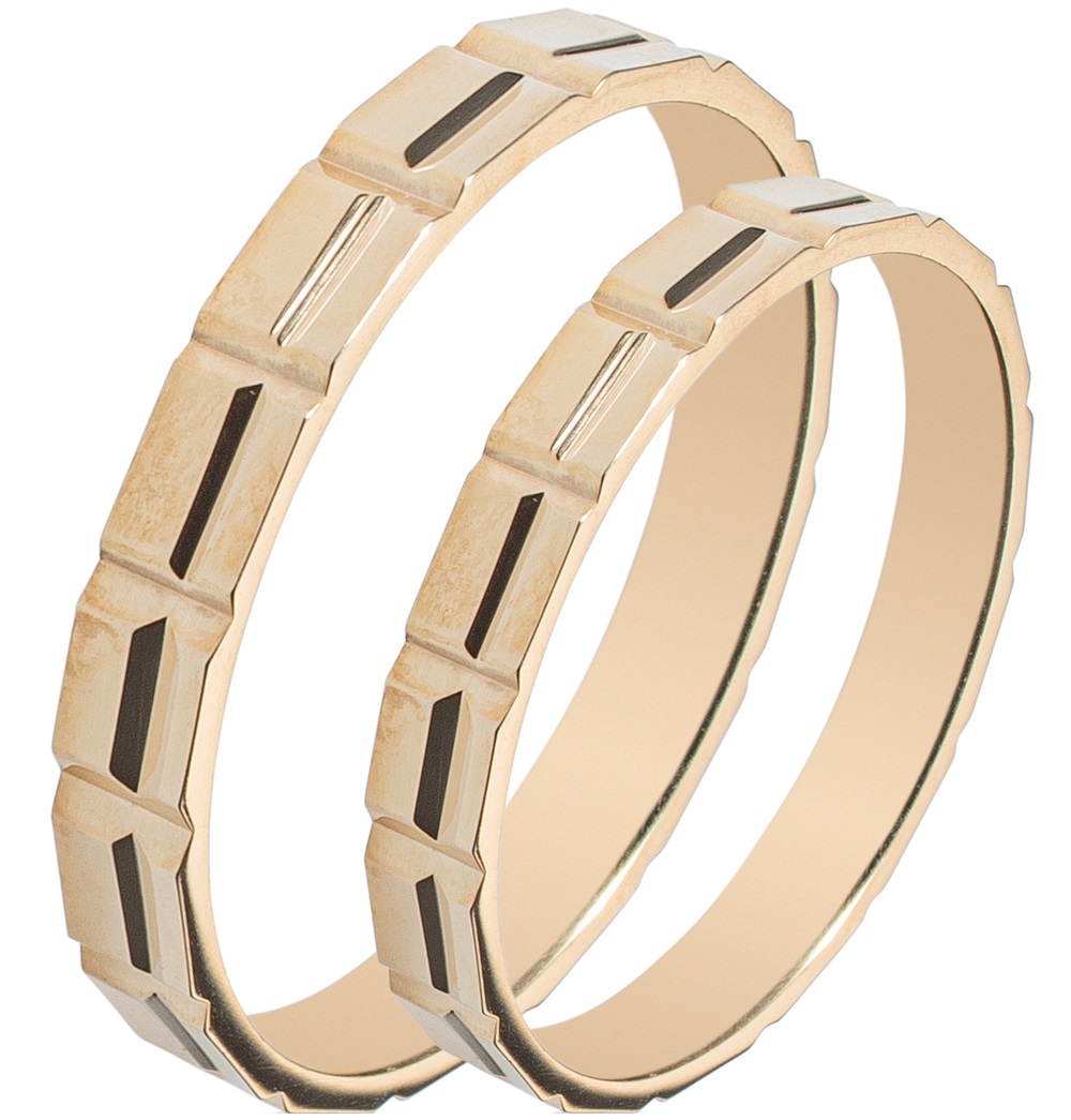 MASCHIO FEMMINA Sottile Collection Wedding Rings Yellow Gold SL61