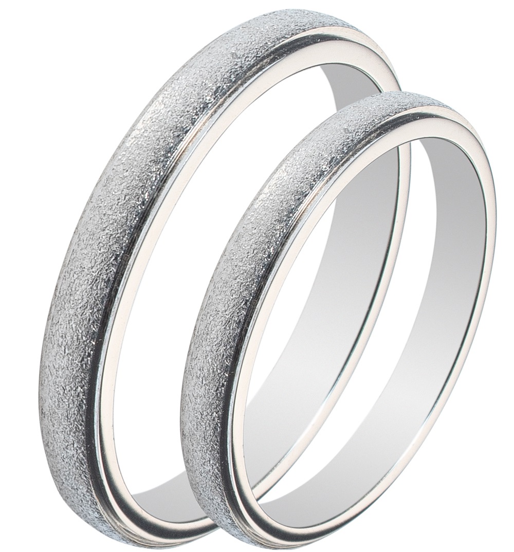 MASCHIO FEMMINA Sottile Collection Βέρες Λευκό Χρυσό SL67 - Λεύκο Χρυσό