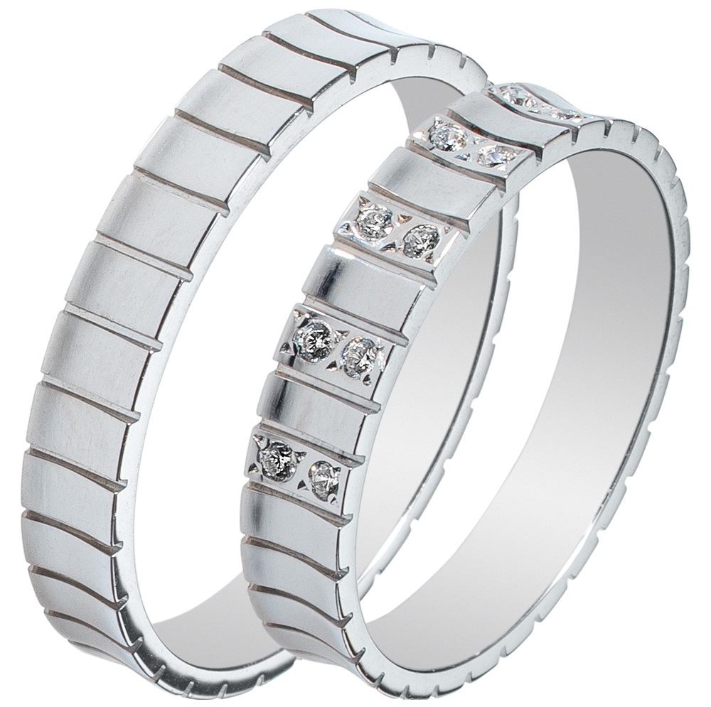 MASCHIO FEMMINA Sottile Collection Βέρες Λευκό Χρυσό SL69 - Λεύκο Χρυσό