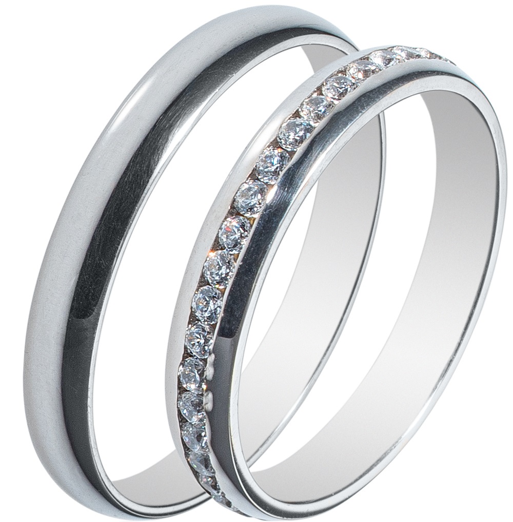 MASCHIO FEMMINA Sottile Collection Βέρες Λευκό Χρυσό SL79 - Λεύκο Χρυσό