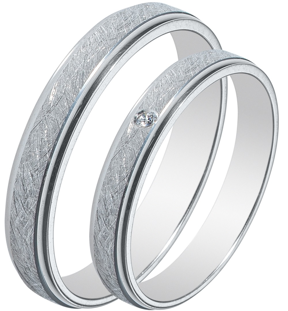 MASCHIO FEMMINA Sottile Collection Βέρες Λευκό Χρυσό SL95 - Λεύκο Χρυσό