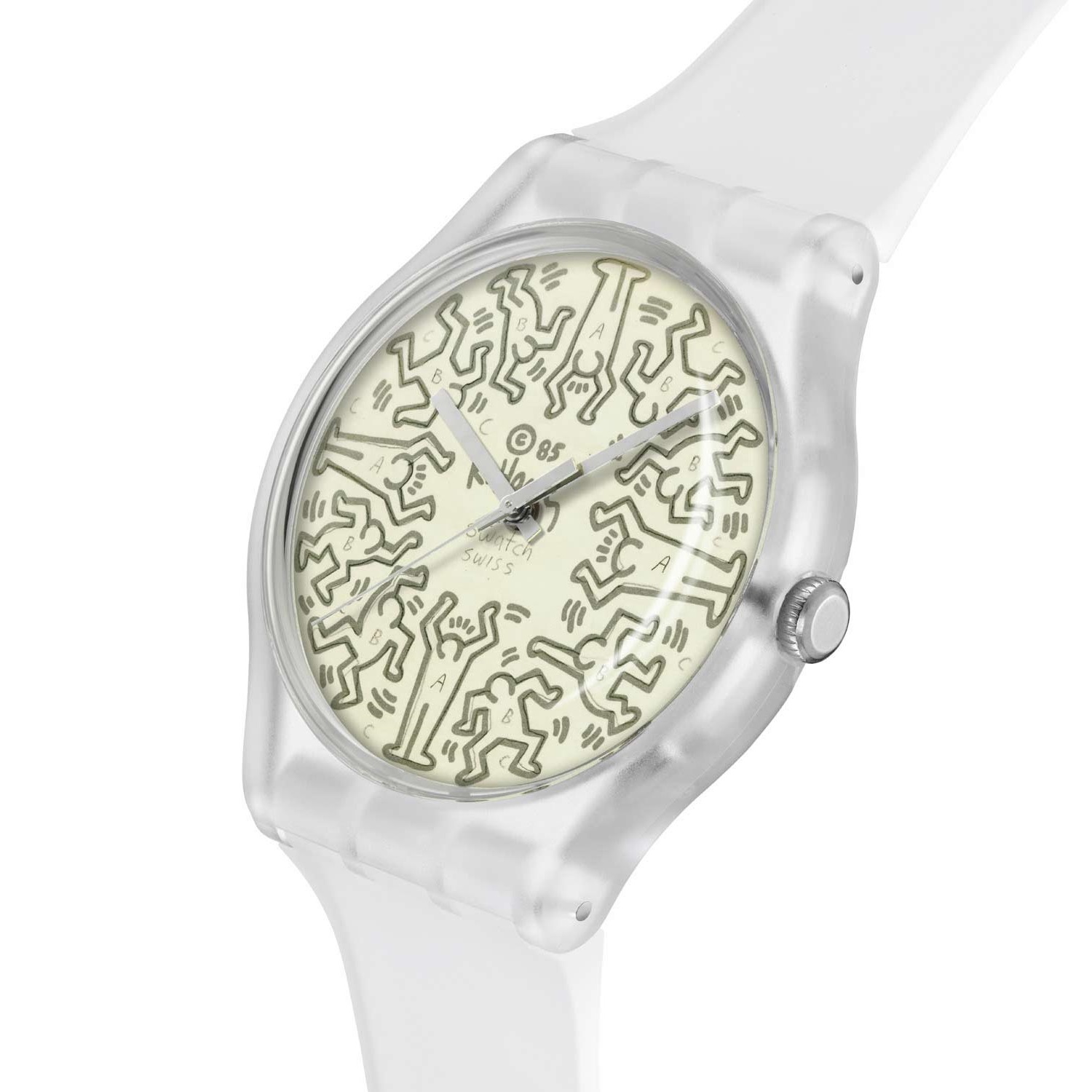 SWATCH Originals From The Archive 41mm White Silicone Strap SO29Z145 - 