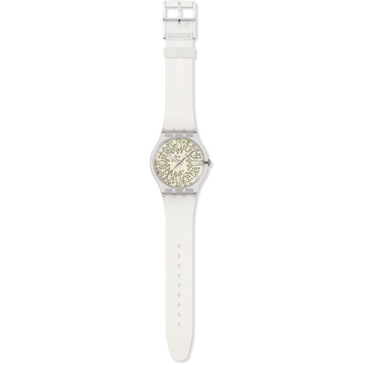 SWATCH Originals From The Archive 41mm White Silicone Strap SO29Z145 - 3