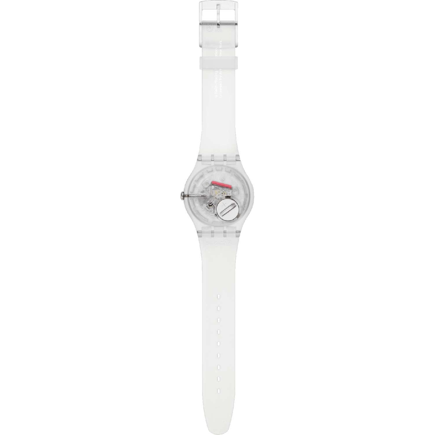 SWATCH Originals From The Archive 41mm White Silicone Strap SO29Z145 - 4